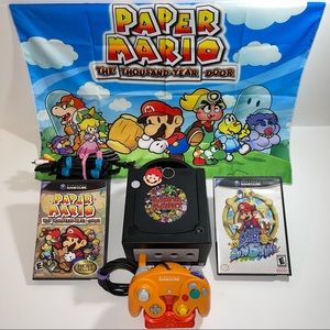 *SOLD* (PAPER MARIO BUNDLE) Paper Mario GameCube
 W/ 2 Games & Accessories!!